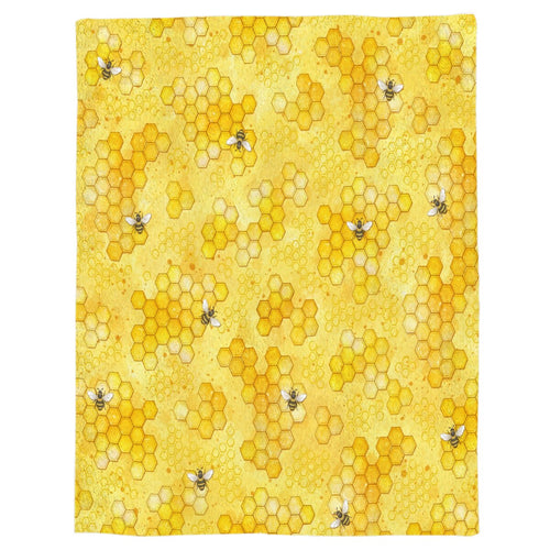 Comfy Honey Bee Blanket