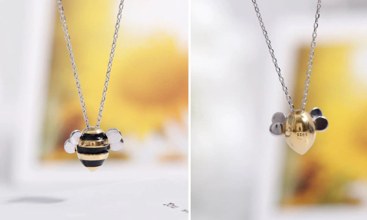 bumblebee necklace
