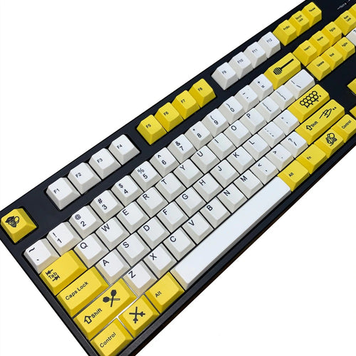 109 Bee Themed Key Caps for Keyboard