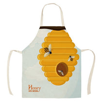 Load image into Gallery viewer, Linen Honey Bee Aprons