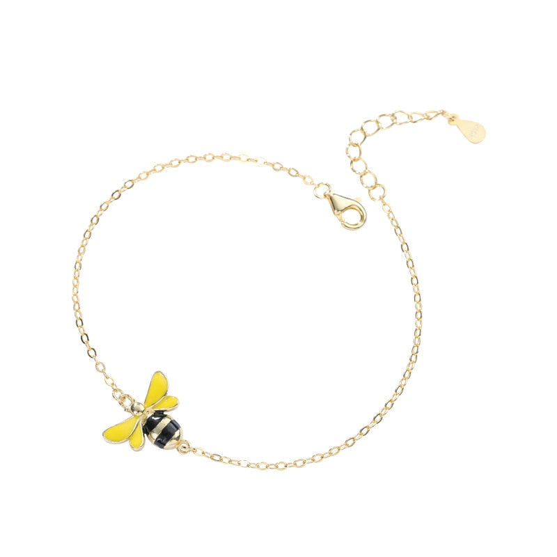 Bee Queen Bracelet with Two Large Bees | Lorella Tamberi Canal