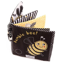 Load image into Gallery viewer, bee baby cloth book