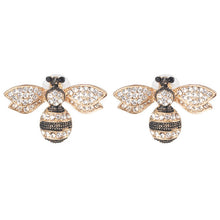 Load image into Gallery viewer, Crystal Bee Earrings Variations