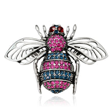 Load image into Gallery viewer, Crystal Bee Brooch