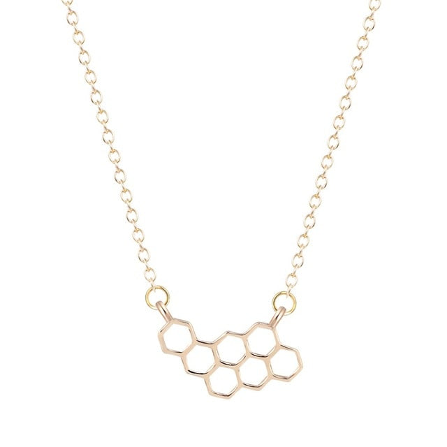 Honeycomb Necklace & Bracelet