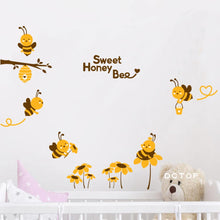 Load image into Gallery viewer, Sweet Honey Bees Wall Stickers