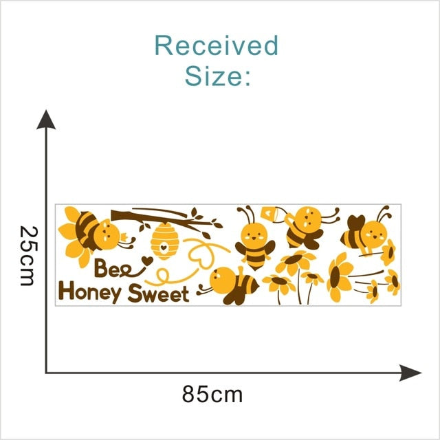Sweet Honey Bees Wall Stickers