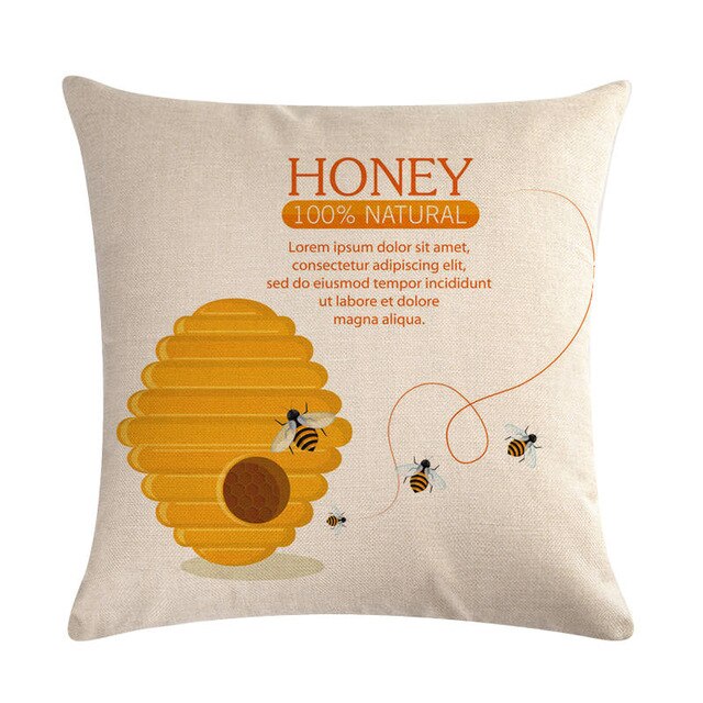 Bee Pillow Cases Set 1