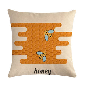Bee Pillow Cases Set 2