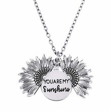 Load image into Gallery viewer, sunflower necklace